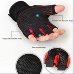 Cargar imagen en el visor de la galería, Guantes Fitness Antideslizantes 🏋️♂️💪 – Medio Dedo, Protector de Muñeca para Hombres y Mujeres | SaludNovas