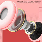 Cargar imagen en el visor de la galería, Auriculares Inalámbricos con Orejas de Gato LED 🐱🎶 Bluetooth Estéreo para Niños y Adultos – HealthNovas