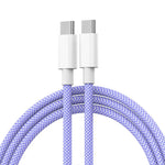Cargar la imagen en la galería, Cable de Carga Rápida USB-C a Tipo C 60W ⚡ | Cable Trenzado para iPhone 15, Samsung, Huawei – Carga Súper Rápida y Resistente 🔌 | HealthNovas
