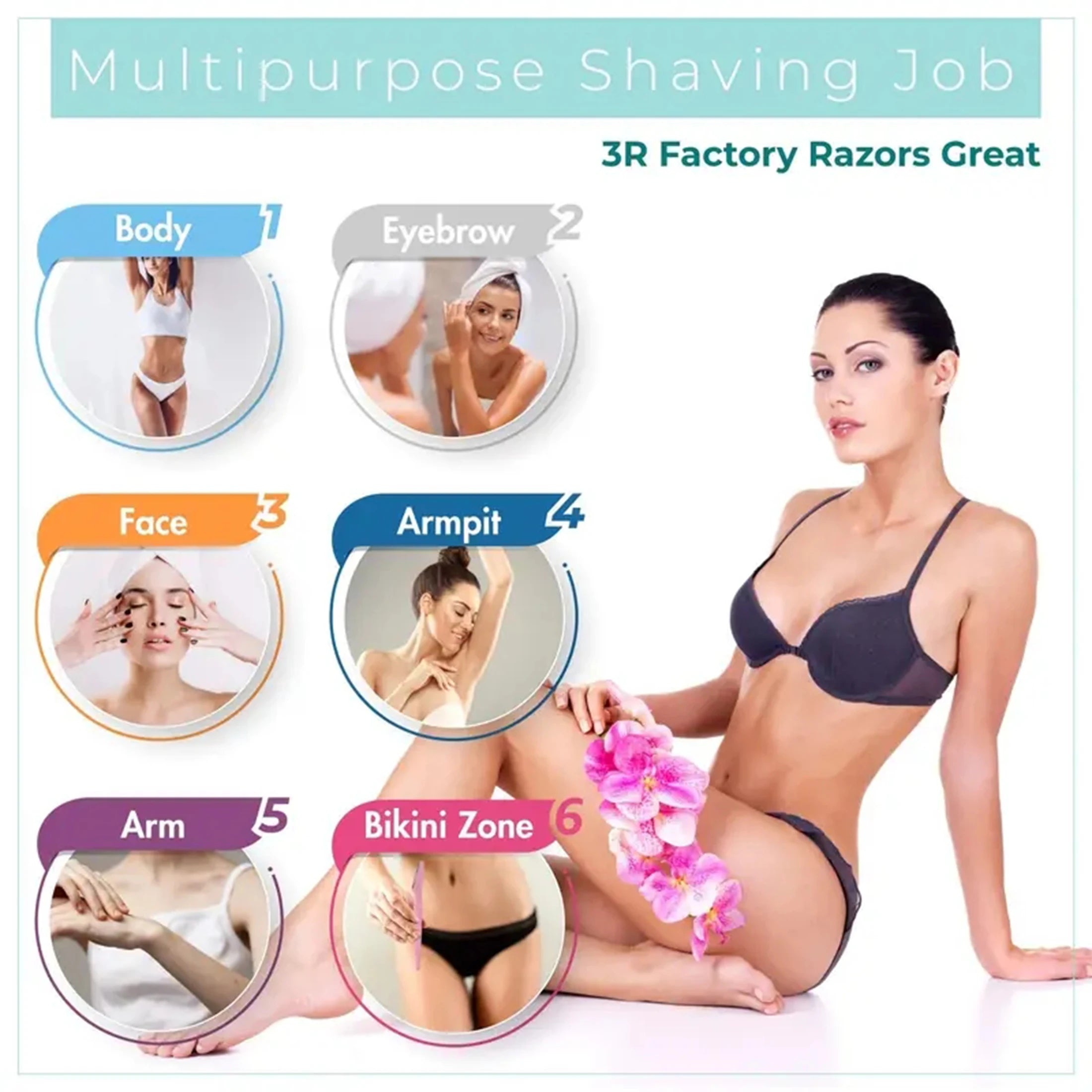 Grabadora de Cejas Multifuncional – Paquete de 5/10/30/40 unidades 🌈⚫ para hombres y mujeres | HealthNovas ✨