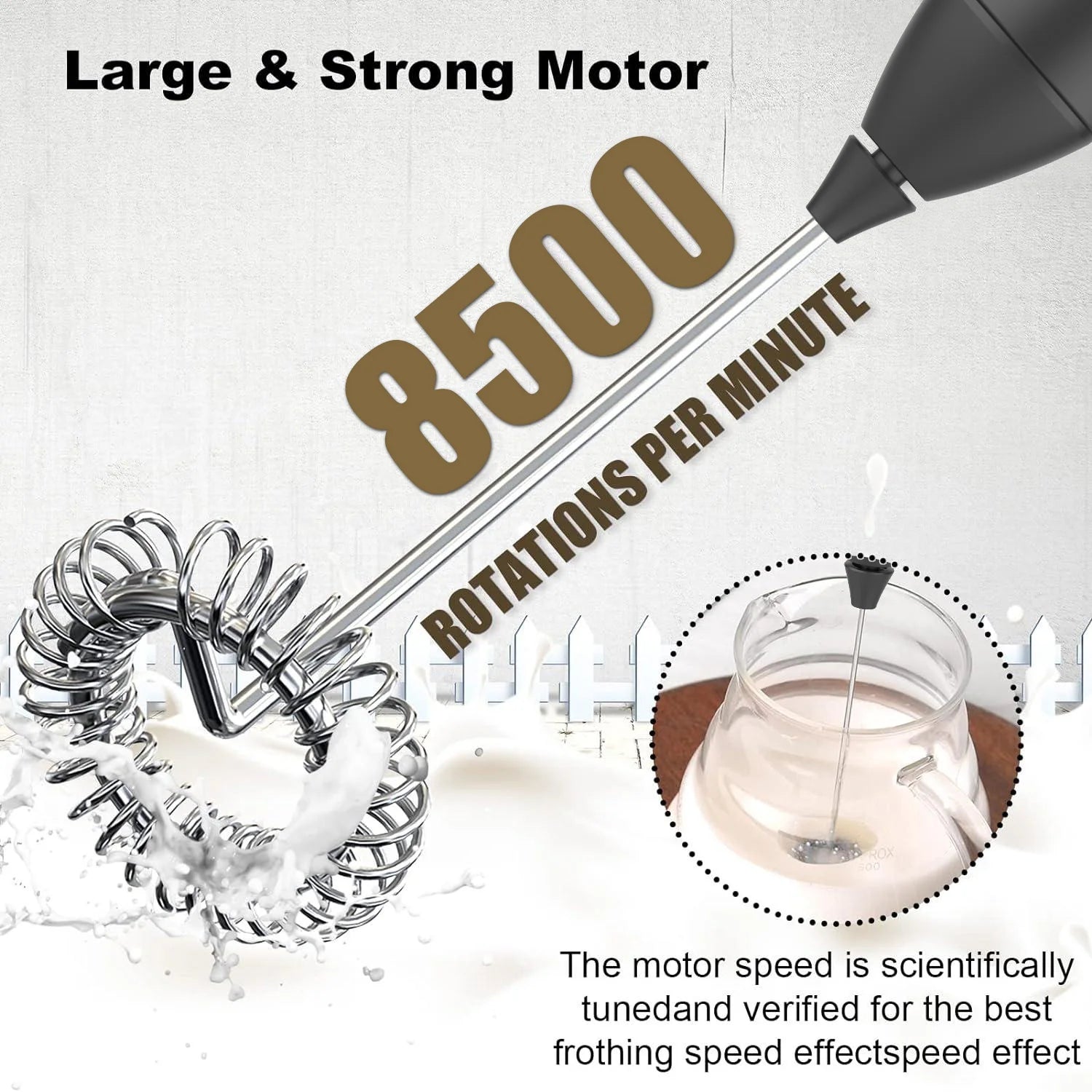 Mini laca para el cabello recargable por USB | Batidora eléctrica de 3 velocidades para café, capuchino y huevos – Oferta limitada | HealthNovas