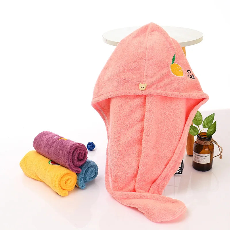 🧖‍♀️ Toalla de Secado Rápido – Tapa de Cabello Súper Absorbente y Suave | HealthNovas 🎀