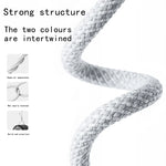 Cargar la imagen en la galería, Cable de Carga Rápida USB-C a Tipo C 60W ⚡ | Cable Trenzado para iPhone 15, Samsung, Huawei – Carga Súper Rápida y Resistente 🔌 | HealthNovas
