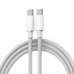 Cargar la imagen en la galería, Cable de Carga Rápida USB-C a Tipo C 60W ⚡ | Cable Trenzado para iPhone 15, Samsung, Huawei – Carga Súper Rápida y Resistente 🔌 | HealthNovas
