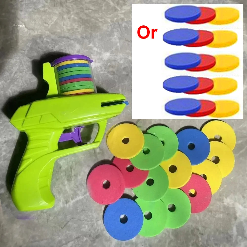 Pistola de Discos de Espuma – Juego Interactivo para Niños y Padres | HealthNovas